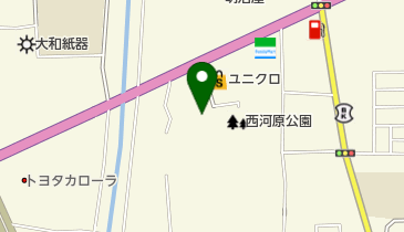 西河原公園の地図画像