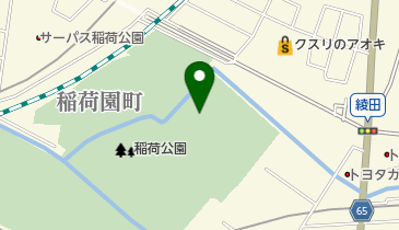 稲荷公園の地図画像