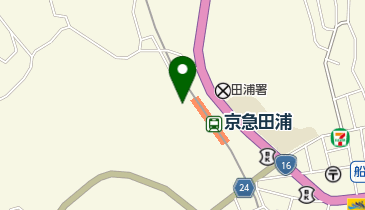 船越南郷公園の地図画像