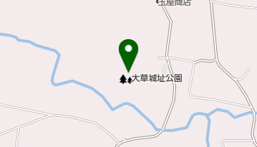 大草城址公園の地図画像