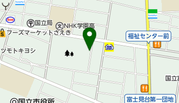 国立市谷保第三公園の地図画像