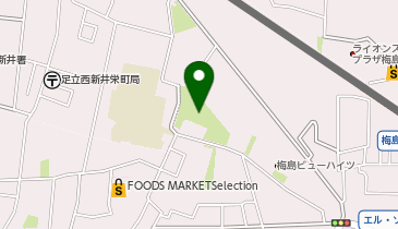 梅田亀田公園の地図画像