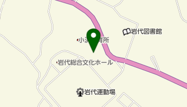 岩代テニスコートの地図画像