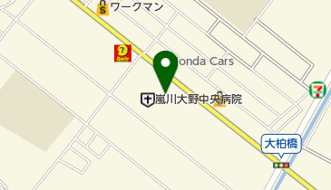 大野中央病院の地図画像