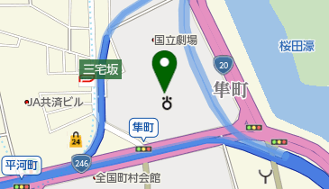 最高裁判所の地図画像