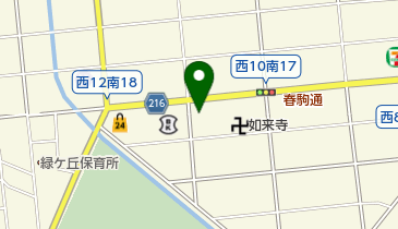 十勝シフォンの地図画像