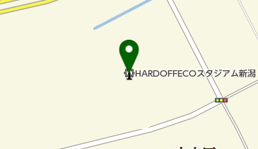 HARD OFF ECOスタジアム新潟(新潟県立鳥屋野潟公園野球場)の地図画像