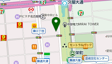 ハーブス 栄本店の地図画像