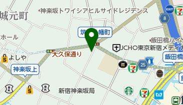 葱屋みらくる 神楽坂店の地図画像