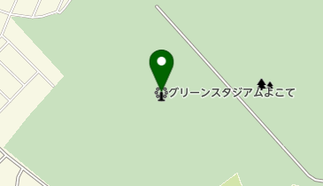 グリーンスタジアムよこて(赤坂総合公園野球場)の地図画像