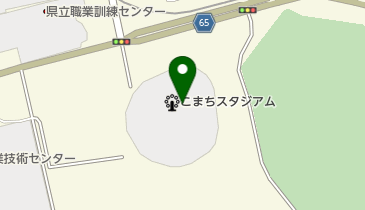 秋田県立野球場(こまちスタジアム)の地図画像