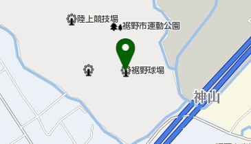裾野球場(裾野市運動公園野球場)の地図画像