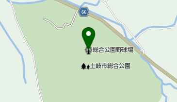 土岐市総合公園野球場の地図画像