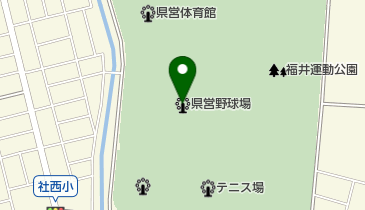 福井県営球場の地図画像
