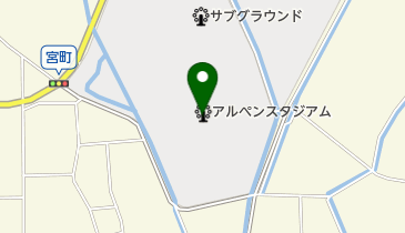 富山市民球場(アルペンスタジアム)の地図画像