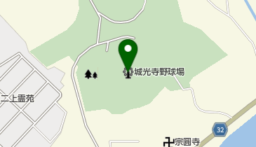 高岡市営城光寺野球場の地図画像