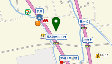 ゴールドラッシュ高木瀬店の地図画像
