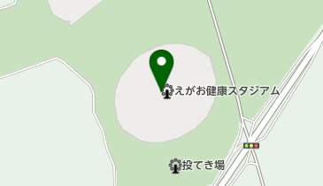 えがお健康スタジアム(熊本県民総合運動公園陸上競技場)の地図画像