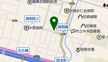 ペインクリニック野間診療所の地図画像