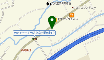 スターバックスコーヒー 元八王子店の地図画像
