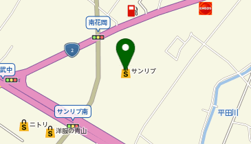 カルディコーヒーファーム サンリブ下松店の地図画像