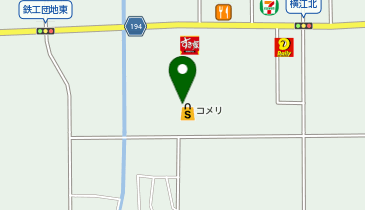 コメリリフォーム白山店の地図画像