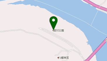 波川公園の地図画像