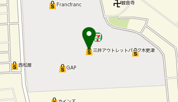 京都宇治 茶想もりた園 三井アウトレットパーク木更津店の地図画像