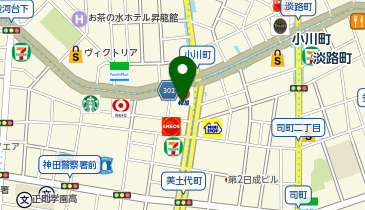 貸し会議室NATULUCK(ナチュラック) 神田・小川町駅前店の地図画像