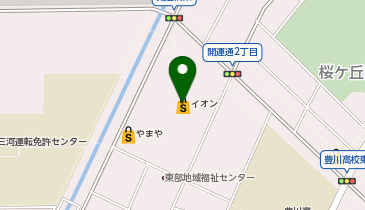 AEON CINEMA豊川(イオンシネマ豊川)の地図画像