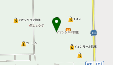 AEON CINEMA鈴鹿(イオンシネマ鈴鹿)の地図画像