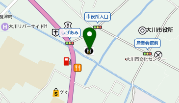 大川シネマホールの地図画像