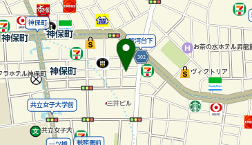 神保町シアターの地図画像