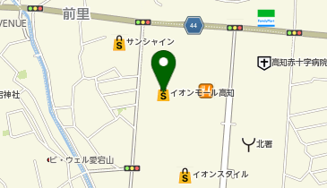 TOHO CINEMAS Kochi(TOHOシネマズ高知)の地図画像