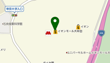 CENTURAL CINEMA大牟田(セントラルシネマ大牟田)の地図画像