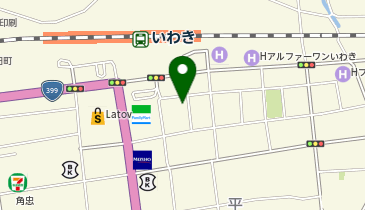 まちポレいわきの地図画像