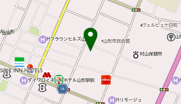 フォーラム山形の地図画像