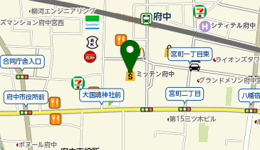 プラサカプコン ミッテン府中店の地図画像