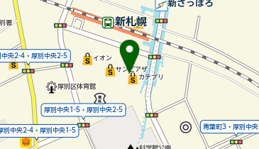 ゲームランド 新さっぽろ店の地図画像