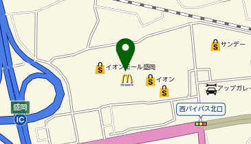 ゲームランド 盛岡店の地図画像