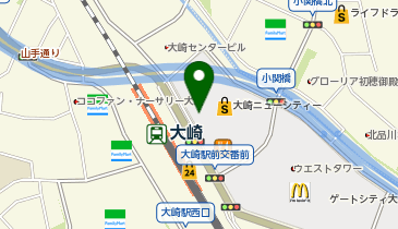 吉野家 大崎ニューシティ店の地図画像