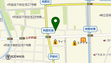 サイクルベースあさひ 山幹西宮キッズ館の地図画像