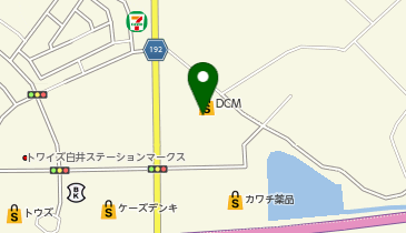 DCM 白井店の地図画像
