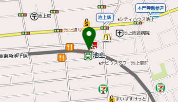 etomo(エトモ)池上の地図画像