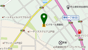 Vivamall(ビバモール)蕨錦町の地図画像