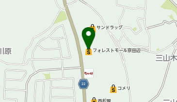 ForestMall京田辺(フォレストモール京田辺)の地図画像