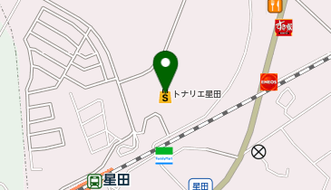 tonarie(トナリエ)星田の地図画像