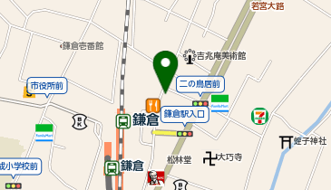 ギャラリー雅 本店」(鎌倉市-お土産-〒248-0006)の地図/アクセス/地点