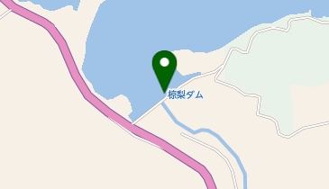 椋梨ダム(白竜湖)の地図画像