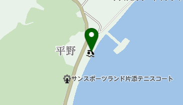 片添ヶ浜海水浴場の地図画像